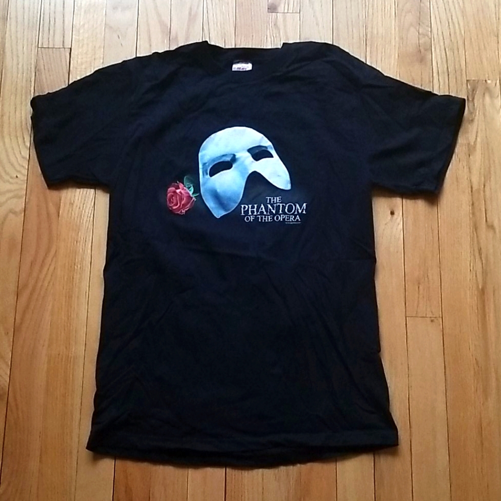 The Phantom of the Opera Tshirt. Medium. New.
